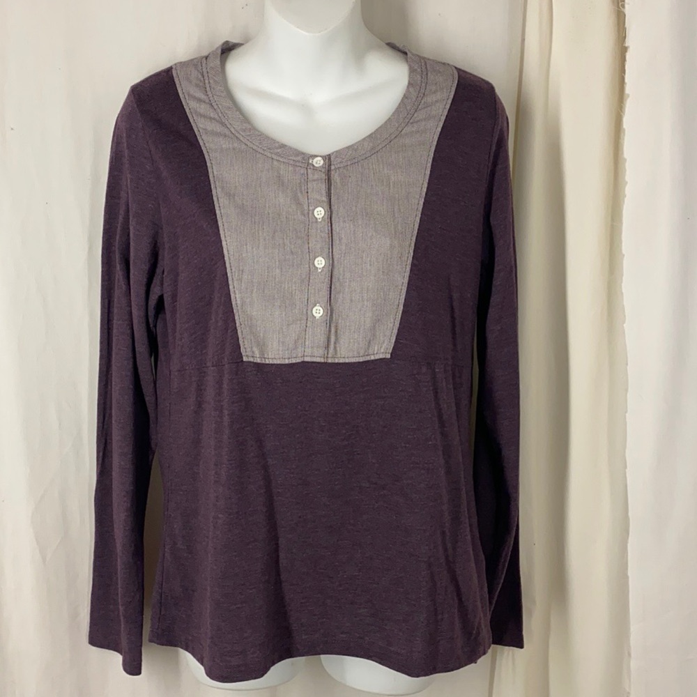 Horny Toad S Merger Henley Top Plum Purple Toad & Co
